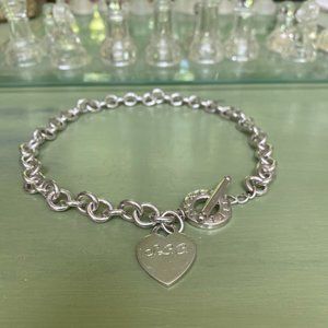 Tiffany & Co. Sterling Silver Toggle Necklace
